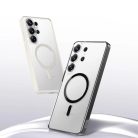 Samsung Galaxy S26 Fekete Rock Crystal Armor Sorozat Mágneses Tok