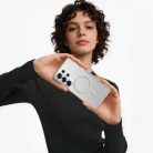 Samsung Galaxy S26 Fekete Rock Crystal Armor Sorozat Mágneses Tok