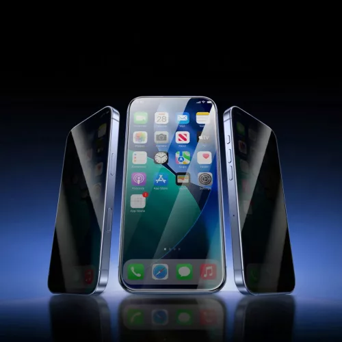 iPhone 17 Pro Max Rock edzett üveg Privacy Full-coverage Anti-static üvegfólia