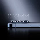 iPhone 17 Pro/17 Pro Max Rock Edzett üveg Pure Series kamera lencsevédő (3 darabos) narancs üvegfólia