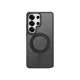 Samsung Galaxy S26 Ultra fekete Rock Rotating Stand Soft Touch Sorozat Mágneses tok