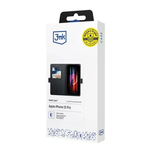 3mk Wallet Case Google Pixel 10a tok - Fekete