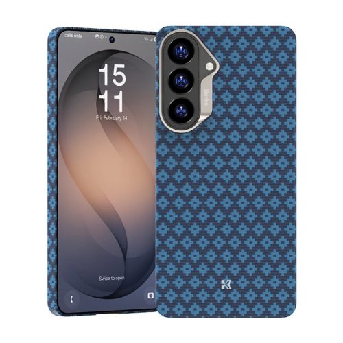 Samsung Galaxy S26 kék Benks Mágneses Páncél Air Armor Grid Kevlar Tok Fém Keret 600D (A048) tok