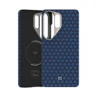 Samsung Galaxy S26 Ultra kék Benks Mágneses Páncél Légpáncél Rácsos Kevlar Tok Fém Keret 600D (A050) tok