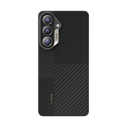 Samsung Galaxy S26 fekete Benks Montage Mágneses Védőtok Air Kevlar Fém Keret 600D+1500D (F048) tok