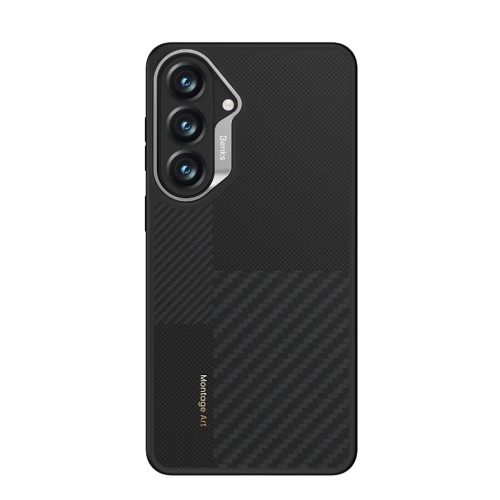 Samsung Galaxy S26 fekete Benks Montage Mágneses Armor Pro Kevlar tok Fém keret 600D+1500D (L048)