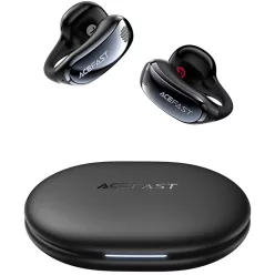   Acefast - Vezeték nélküli fülhallgató Aceclip Pro (FA006) - OWS Sztereó, BT 5.4, Kettős mikrofon zajszűrés, 400mAh, IP55, Type-C - Fekete