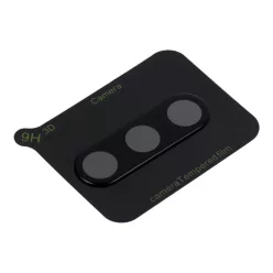   5D Teljes Ragasztós Kamera Edzett Üveg - Samsung Galaxy A17 4G / A17 5G Fekete, üvegfólia