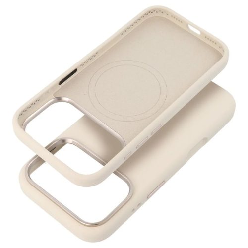 iPhone 17 Pro Max Forcell F-Protect Frame Premium tok magsafe kompatibilis antik fehér