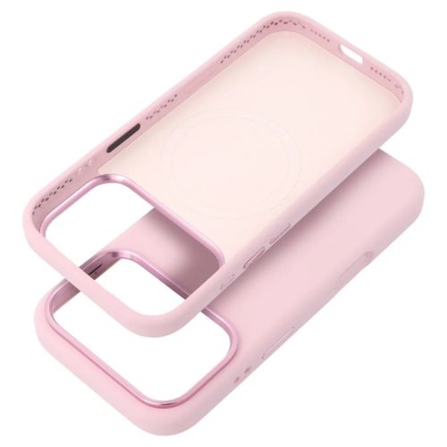 iPhone 17 Pro Max Forcell F-Protect Frame Premium kompatibilis MagSafe rózsaszín tok
