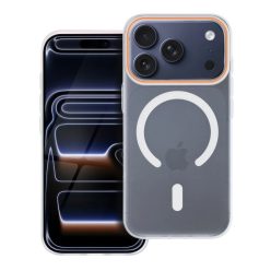   iPhone 17 Pro Max Go Narancs átlátszó tok kompatibilis MagSafe-fel