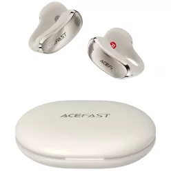   Acefast - Vezeték nélküli fülhallgató Aceclip Pro (FA006) - OWS Stereo, BT 5.4, Duálmikrofonos zajszűrés, 400mAh, IP55, Type-C - Arany