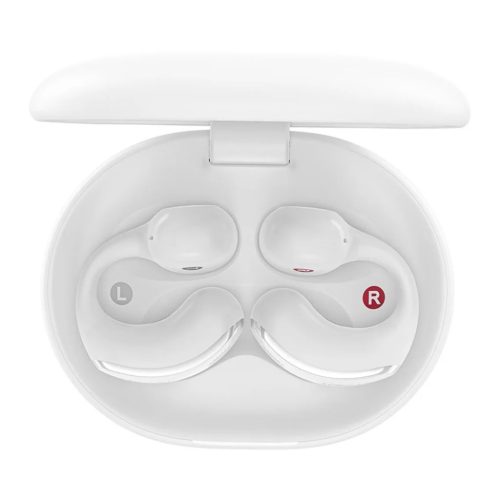 Acefast - Vezeték nélküli fülhallgató Aceclip Pro (FA006) - OWS sztereó, BT 5.4, Kettős-mikrofon zajszűrős, 400mAh, IP55, Type-C - Fehér