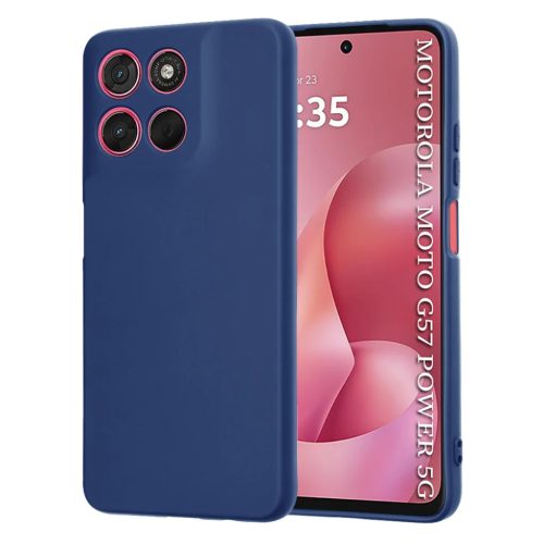 Techsuit - SoftFlex - Motorola Moto G57 Power / G67 Power - Navy Blue tok