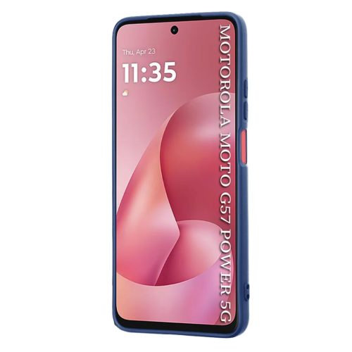 Techsuit - SoftFlex - Motorola Moto G57 Power / G67 Power - Navy Blue tok