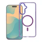 Samsung Galaxy S26 Ultra tok FRAME CLEAR HYBRID MAG COVER MagSafe kompatibilis tok lila
