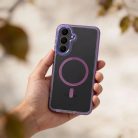 Samsung Galaxy S26 tok FRAME CLEAR HYBRID MAG tok lila