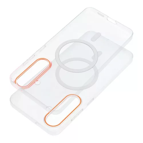 Xiaomi Redmi Note 15 Pro 4G tok átlátszó Case GO ORANGE kompatibilis MagSafe