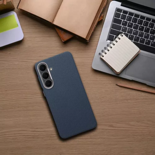 Samsung Galaxy A57 KEVLAR tok kompatibilis MagSafe-kel kék