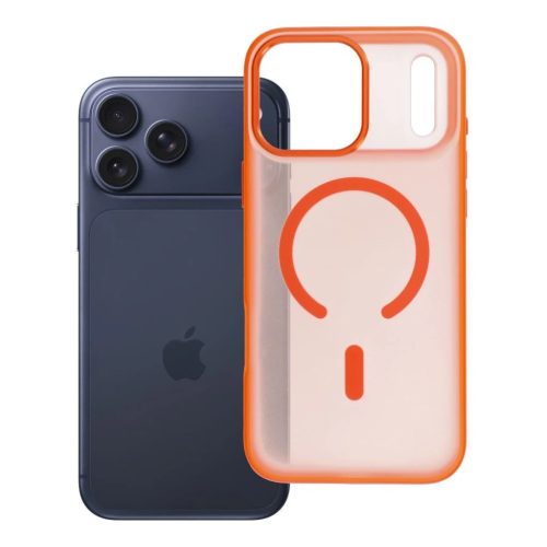 iPhone 17 Pro Max Flexline Mag tok kompatibilis MagSafe-el narancs