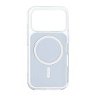 Samsung Galaxy S26 tok átlátszó Fusion Mag tok kompatibilis MagSafe tengerészkék