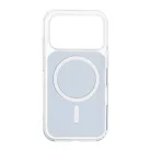 Samsung Galaxy S26 Ultra tok Átlátszó Fusion Mag tok kompatibilis MagSafe tengerészkék