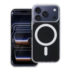   Samsung Galaxy A57 tok Átlátszó Fusion Mag tok, MagSafe kompatibilis fekete