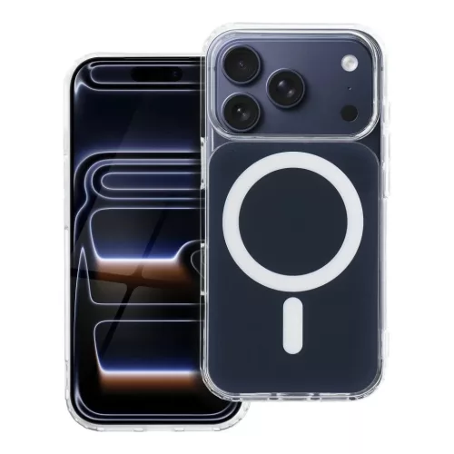 Samsung Galaxy A57 tok Clear Fusion Magtok kompatibilis MagSafe haditengerészkék
