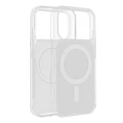   Samsung Galaxy S26 Ultra tok Átlátszó Fusion Mag tok MagSafe kompatibilis, fehér