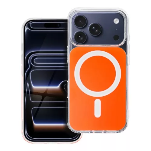 Samsung Galaxy A57 Clear Fusion Mag tok kompatibilis MagSafe hermes narancs