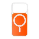 Samsung Galaxy S26 Ultra tok Clear Fusion Mag Cover kompatibilis MagSafe hermes narancssárga tok