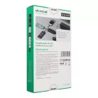 Charmast W1148 Powerbank 5V 3A 10000 mAh beépített kábelekkel USB A / USB C / Lightning / Micro USB fekete