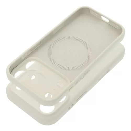 Samsung S26 Ultra Forcell F-Protect Gumi Prémium MagSafe-kompatibilis antikfehér tok