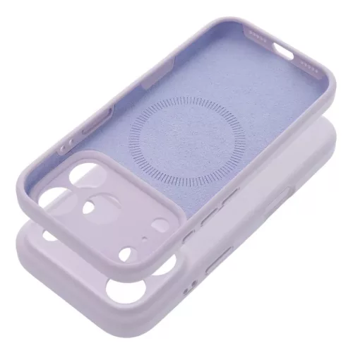 Forcell F-Protect Gumi Prémium MagSafe-kompatibilis mályva tok Samsung S26 Ultra készülékhez tok