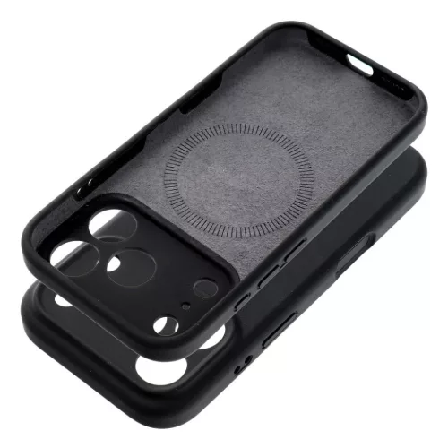 Samsung S26 ULTRA Forcell F-Protect Prémium Gumi MagSafe kompatibilis fekete tok