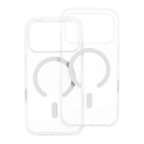 Tok Samsung S26 Ultra készülékhez Forcell F-Protect átlátszó hibrid prémium, MagSafe-kompatibilis, átlátszó tok