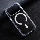 Tok Samsung S26 Ultra készülékhez Forcell F-Protect átlátszó hibrid prémium, MagSafe-kompatibilis, átlátszó tok