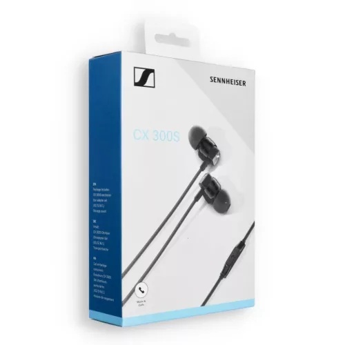 Sennheiser CX 300S vezetékes fülhallgató Jack 3,5 mm fekete