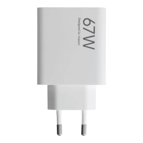 XIAOMI eredeti töltő USB A QC3.0 3A 67W MDY-15-ET fehér bulk