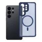 Samsung Galaxy S26 Ultra tok Full Matte Mag tok kompatibilis MagSafe technológiával kék