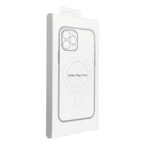 Samsung Galaxy S26 tok Átlátszó MagSafe kompatibilis csillogó tok