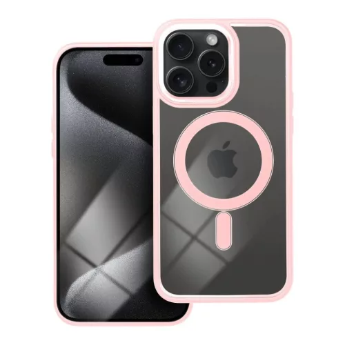 iPhone 15 Pro Max Color Edge Mag tok kompatibilis MagSafe pink