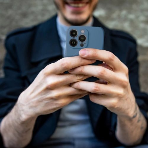 Samsung Galaxy S26 szilikon mágneses tok, kék