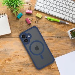   Samsung Galaxy S26 tok Full Matte Mag Cover kompatibilis MagSafe technológiával kék