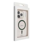 Samsung Galaxy S26 tok sötét Drop Glue Színes Gyűrű Mag Takaró MagSafe kompatibilis sötétzöld tok