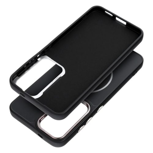 Samsung Galaxy S26 tok FRAME MAG COVER tok kompatibilis a MagSafe-fel fekete