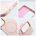 Samsung Galaxy S26 tok FRAME MAG COVER tok kompatibilis MagSafe-fel púderrózsaszín