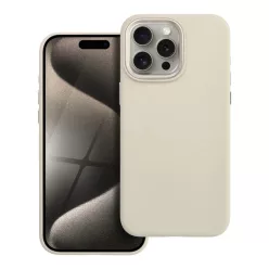   iPhone 15 Pro Max Forcell F-Protect Frame Premium tok Magsafe kompatibilis antik fehér