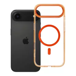   iPhone 17 Air tok FRAME CLEAR HYBRID MAG COVER tok hermész narancs