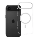 iPhone 17 Air átlátszó tok FRAME CLEAR HYBRID MAG COVER